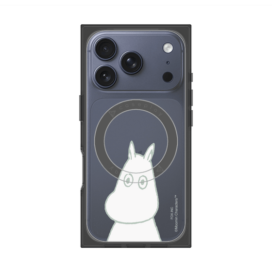 プレミアムスクエアケース with MagSafe［ MOOMIN - Troubled face ］