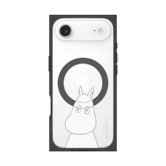 プレミアムスクエアケース with MagSafe［ MOOMIN - Troubled face ］