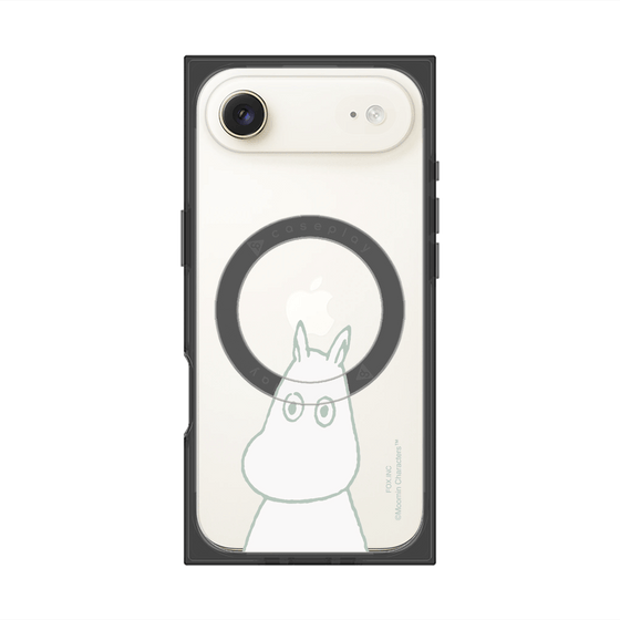 プレミアムスクエアケース with MagSafe［ MOOMIN - Troubled face ］