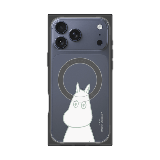 プレミアムスクエアケース with MagSafe［ MOOMIN - Troubled face ］