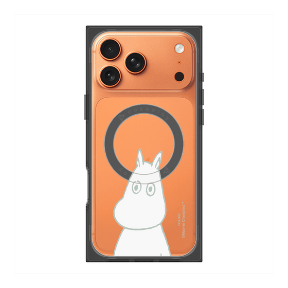 プレミアムスクエアケース with MagSafe［ MOOMIN - Troubled face ］