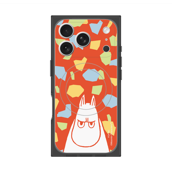 プレミアムスクエアケース with MagSafe［ MOOMIN - Angry face - color ］