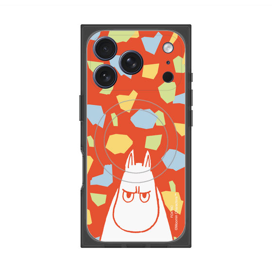 プレミアムスクエアケース with MagSafe［ MOOMIN - Angry face - color ］
