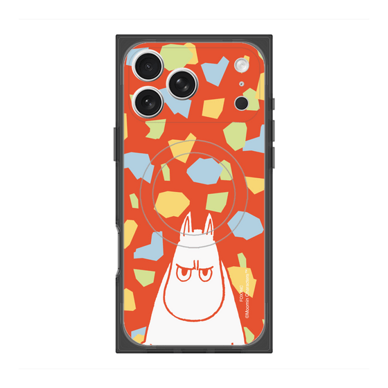 プレミアムスクエアケース with MagSafe［ MOOMIN - Angry face - color ］
