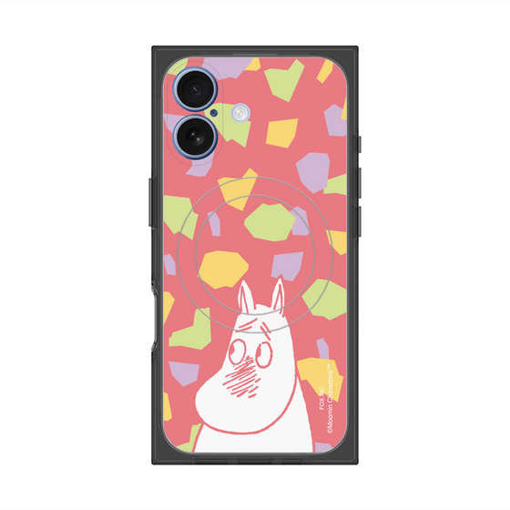プレミアムスクエアケース with MagSafe［ MOOMIN - Blushing face - color ］