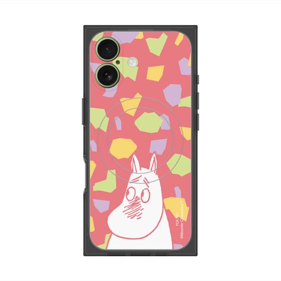 プレミアムスクエアケース with MagSafe［ MOOMIN - Blushing face - color ］