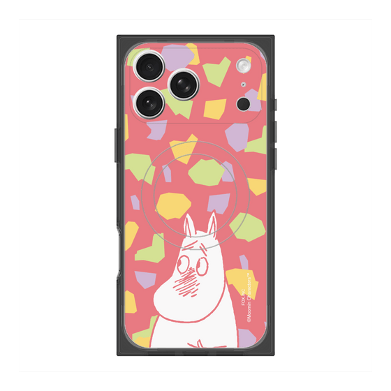 プレミアムスクエアケース with MagSafe［ MOOMIN - Blushing face - color ］