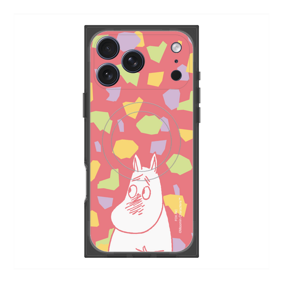 プレミアムスクエアケース with MagSafe［ MOOMIN - Blushing face - color ］