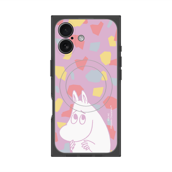 プレミアムスクエアケース with MagSafe［ MOOMIN - Fearful face - color ］