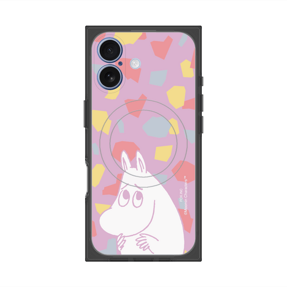 プレミアムスクエアケース with MagSafe［ MOOMIN - Fearful face - color ］