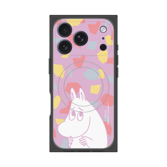 プレミアムスクエアケース with MagSafe［ MOOMIN - Fearful face - color ］