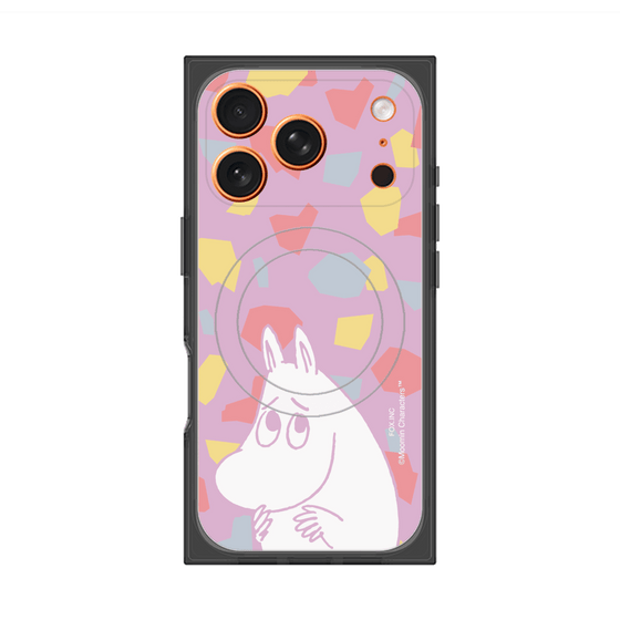 プレミアムスクエアケース with MagSafe［ MOOMIN - Fearful face - color ］