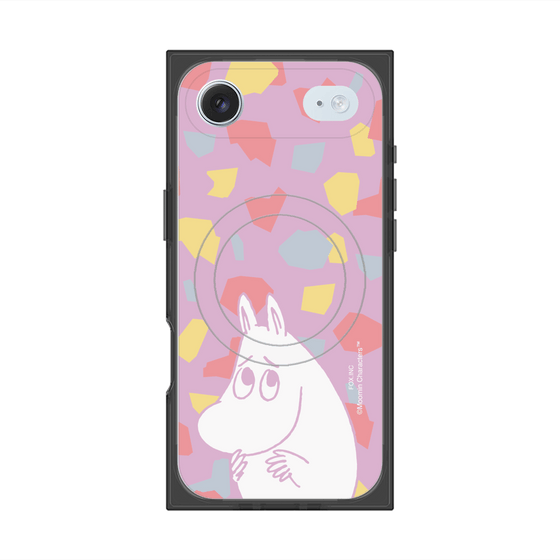 プレミアムスクエアケース with MagSafe［ MOOMIN - Fearful face - color ］