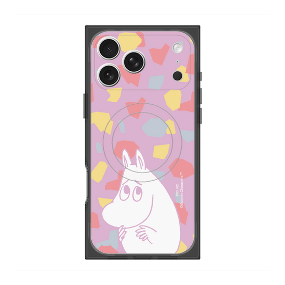 プレミアムスクエアケース with MagSafe［ MOOMIN - Fearful face - color ］