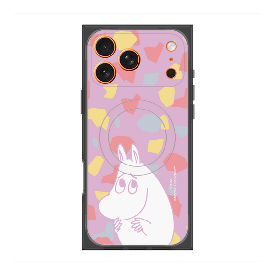 プレミアムスクエアケース with MagSafe［ MOOMIN - Fearful face - color ］