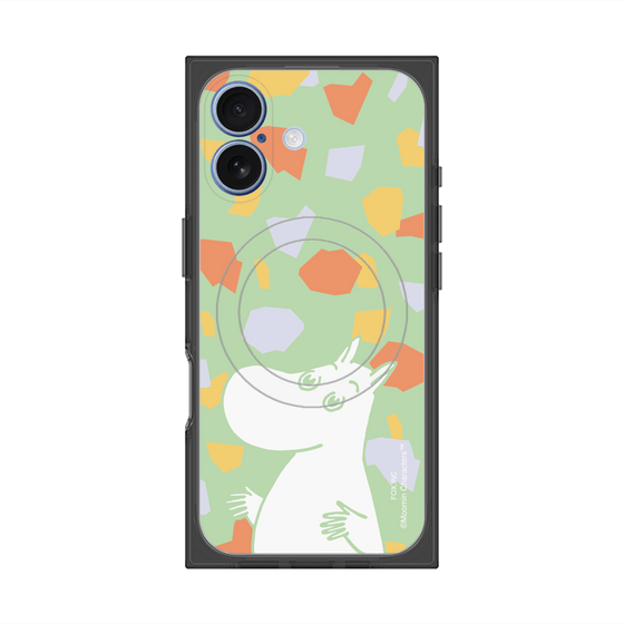 プレミアムスクエアケース with MagSafe［ MOOMIN - Sparkling face - color ］