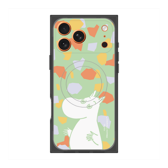 プレミアムスクエアケース with MagSafe［ MOOMIN - Sparkling face - color ］