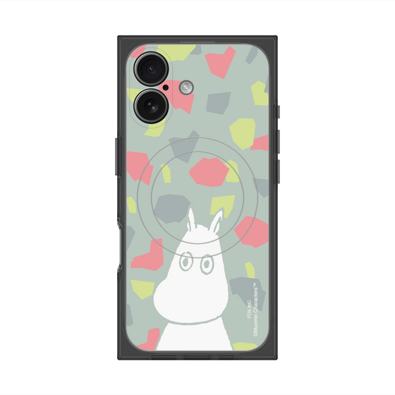プレミアムスクエアケース with MagSafe［ MOOMIN - Troubled face - color ］