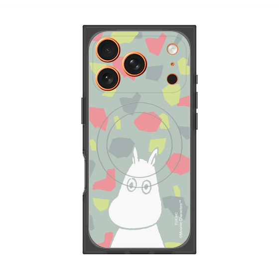 プレミアムスクエアケース with MagSafe［ MOOMIN - Troubled face - color ］