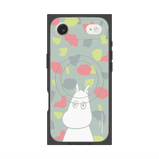 プレミアムスクエアケース with MagSafe［ MOOMIN - Troubled face - color ］