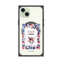 プレミアムスクエアケース with MagSafe［ ELLE×マイメロディ＆クロミ - トリコロールカラーグラフィック5 ］