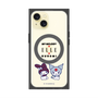 プレミアムスクエアケース with MagSafe［ ELLE×マイメロディ＆クロミ - トリコロールカラーグラフィック8 ］