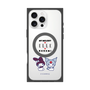 プレミアムスクエアケース with MagSafe［ ELLE×マイメロディ＆クロミ - トリコロールカラーグラフィック8 ］