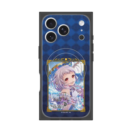 プレミアムスクエアケース with MagSafe［ クイズRPG 魔法使いと黒猫のウィズ - クレティア ］