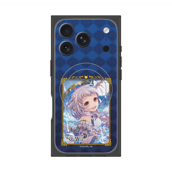 プレミアムスクエアケース with MagSafe［ クイズRPG 魔法使いと黒猫のウィズ - クレティア ］