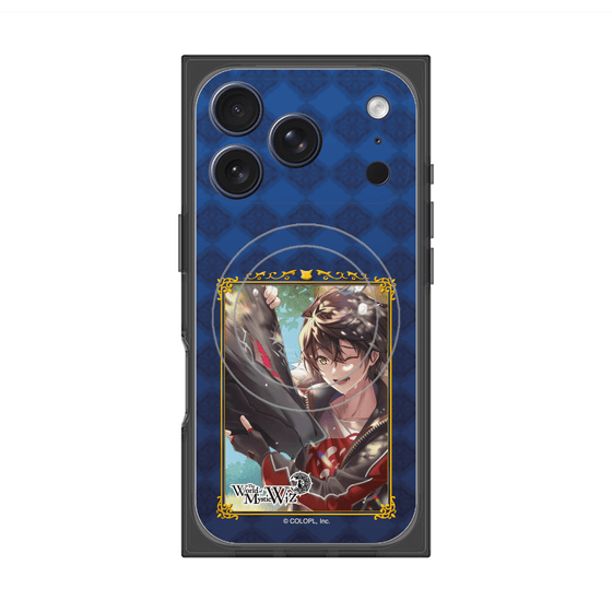 プレミアムスクエアケース with MagSafe［ クイズRPG 魔法使いと黒猫のウィズ - キワム ］