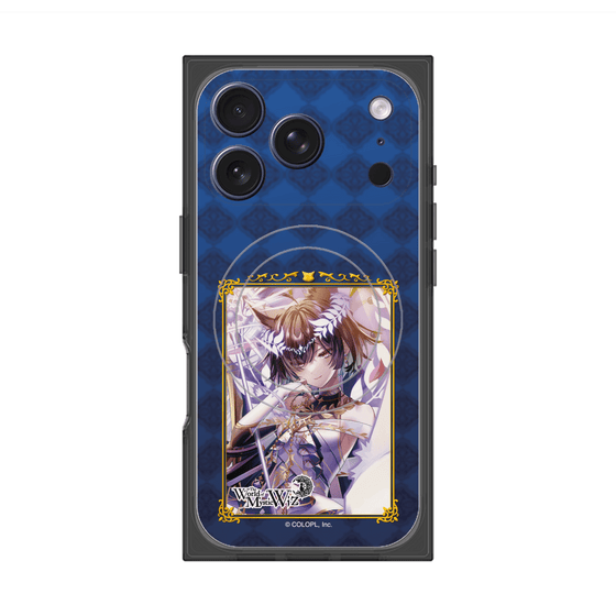プレミアムスクエアケース with MagSafe［ クイズRPG 魔法使いと黒猫のウィズ - ハデスIV ］