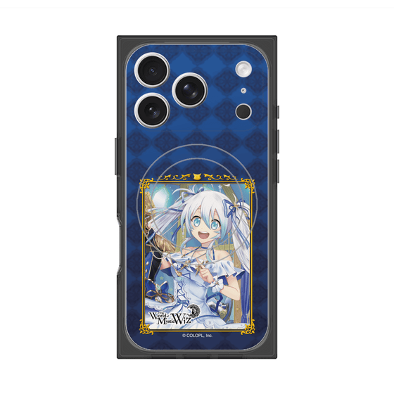 プレミアムスクエアケース with MagSafe［ クイズRPG 魔法使いと黒猫のウィズ - リルム ］