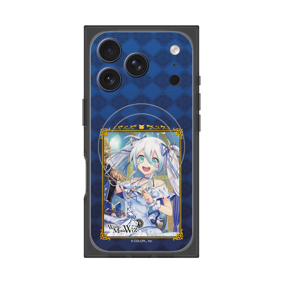 プレミアムスクエアケース with MagSafe［ クイズRPG 魔法使いと黒猫のウィズ - リルム ］