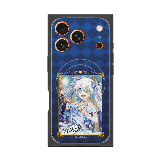 プレミアムスクエアケース with MagSafe［ クイズRPG 魔法使いと黒猫のウィズ - リルム ］