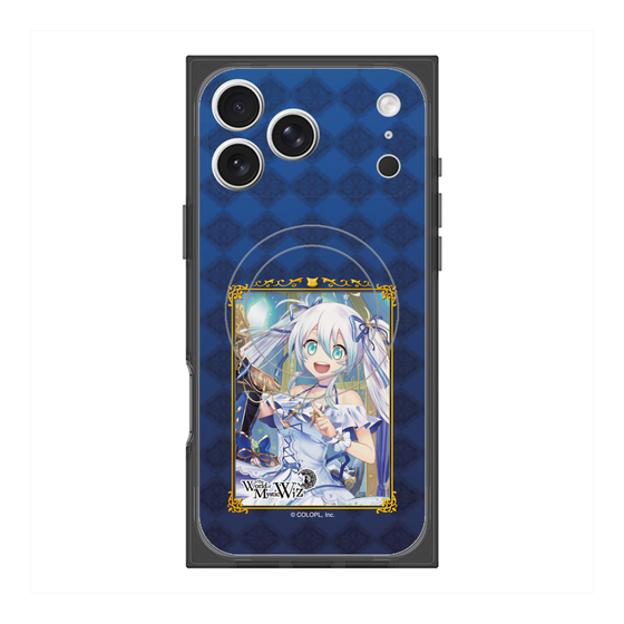 プレミアムスクエアケース with MagSafe［ クイズRPG 魔法使いと黒猫のウィズ - リルム ］