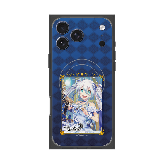 プレミアムスクエアケース with MagSafe［ クイズRPG 魔法使いと黒猫のウィズ - リルム ］