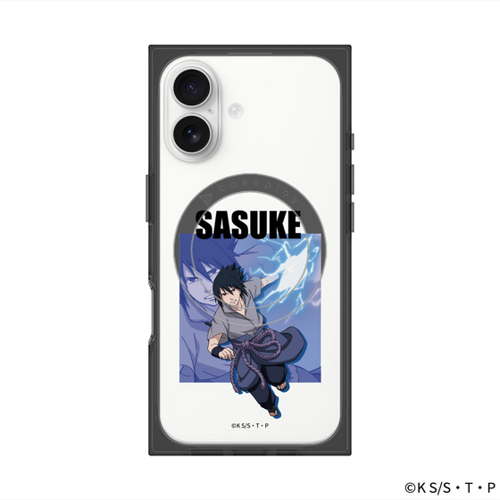 プレミアムスクエアケース with MagSafe［ NARUTO-ナルト- 疾風伝 - うちはサスケ ］
