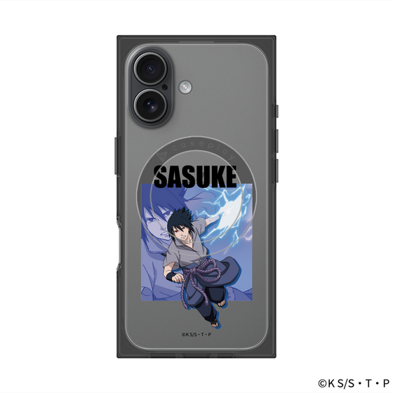 プレミアムスクエアケース with MagSafe［ NARUTO -ナルト- 疾風伝 - うちはサスケ ］