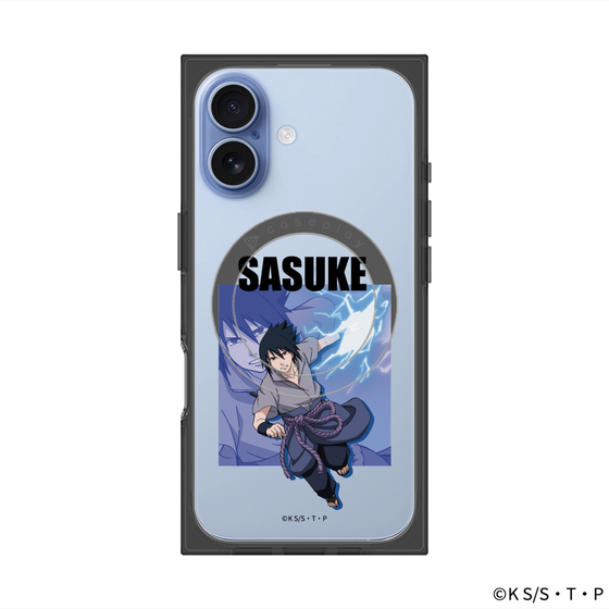 プレミアムスクエアケース with MagSafe［ NARUTO -ナルト- 疾風伝 - うちはサスケ ］