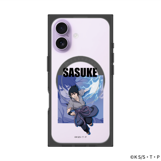 プレミアムスクエアケース with MagSafe［ NARUTO -ナルト- 疾風伝 - うちはサスケ ］