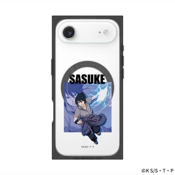 プレミアムスクエアケース with MagSafe［ NARUTO-ナルト- 疾風伝 - うちはサスケ ］