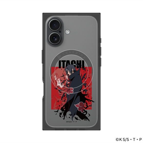 プレミアムスクエアケース with MagSafe［ NARUTO -ナルト- 疾風伝 - うちはイタチ ］