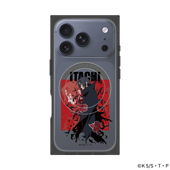 プレミアムスクエアケース with MagSafe［ NARUTO -ナルト- 疾風伝 - うちはイタチ ］