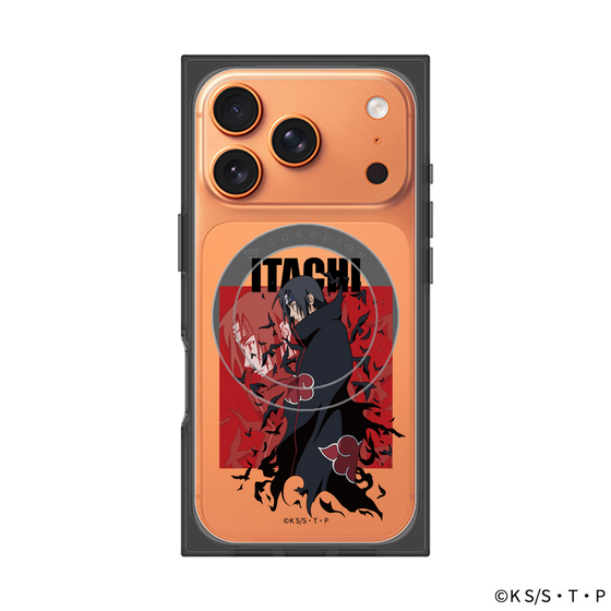 プレミアムスクエアケース with MagSafe［ NARUTO -ナルト- 疾風伝 - うちはイタチ ］