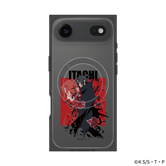 プレミアムスクエアケース with MagSafe［ NARUTO -ナルト- 疾風伝 - うちはイタチ ］