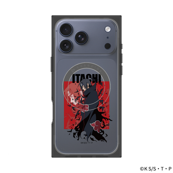 プレミアムスクエアケース with MagSafe［ NARUTO -ナルト- 疾風伝 - うちはイタチ ］