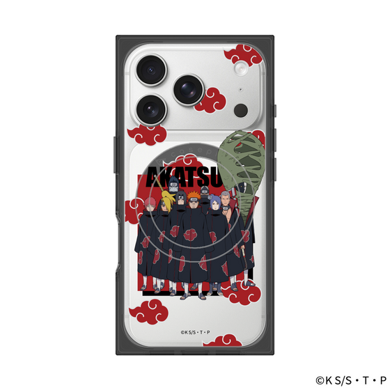 プレミアムスクエアケース with MagSafe［ NARUTO-ナルト- 疾風伝 - 暁 ］