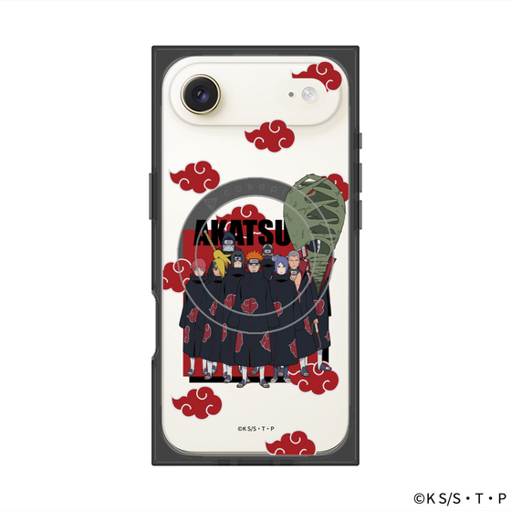 プレミアムスクエアケース with MagSafe［ NARUTO -ナルト- 疾風伝 - 暁 ］