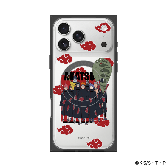 プレミアムスクエアケース with MagSafe［ NARUTO-ナルト- 疾風伝 - 暁 ］