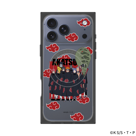 プレミアムスクエアケース with MagSafe［ NARUTO -ナルト- 疾風伝 - 暁 ］